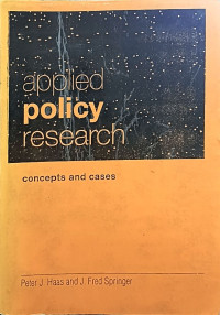Image of Applied Policy Research: Concepts and Cases