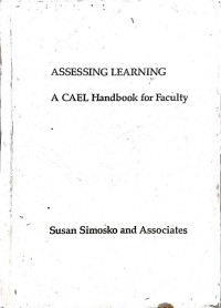 Image of Assessing Learning: A CAEL Handbook for Faculty
