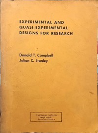 Image of Experimental and Quasi-Experimental Designs for Research