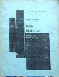 Image of Field Research: Strategies for a Natural Sociology