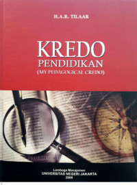 Image of Kredo Pendidikan (My Pedagogical Credo)