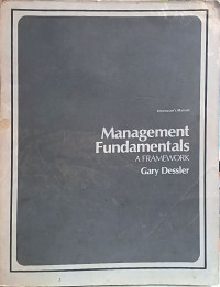 Image of Management Fundamentals: A Framework