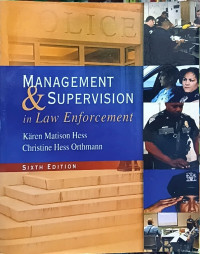 Image of Management & Supervision in Law Enforcement
