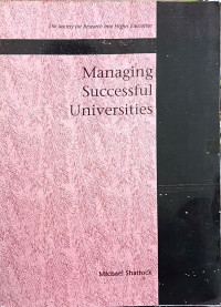 Image of Managing Successful Universities