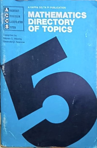 Image of Mathematics Directory of Topics
