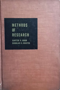 Image of Methods of Research: Educational, Psychological, Sociological