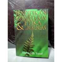 Image of Pendidikan Kependudukan Etika dan Lingkungan