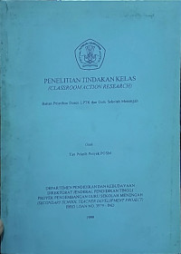 Image of Penelitian Tindakan Kelas (Classroom Action Research)