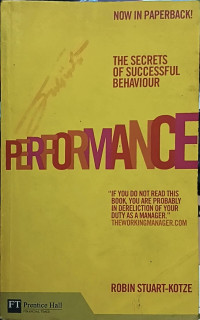 Image of Performance: the Secrets of Successful Behaviour