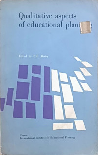 Image of Qualitative aspects of educational planning