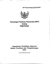 Image of Rancangan Peraturan Pemerintah (RPP) tentang Wajib Belajar