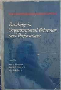 Image of Readings in Organizational Behavior and Performance