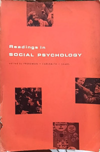 Image of Readings in Social Psychology