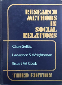 Image of Research Methods in Social Relations