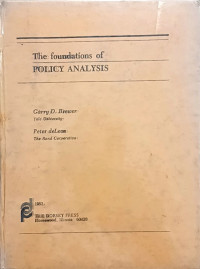 Image of The Foundations of Policy Analysis