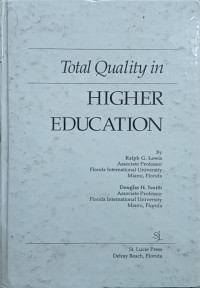 Image of Total Quality in Higher Education