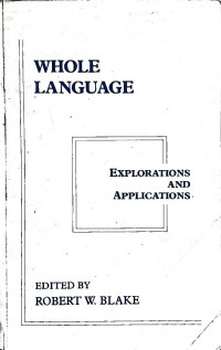 Image of Whole Language: Explorations and Applications